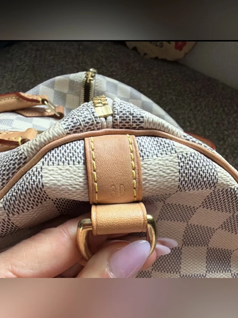 Louis Vuitton Damier Azur Speedy Bandoulière 30 - Picture 7 of 16